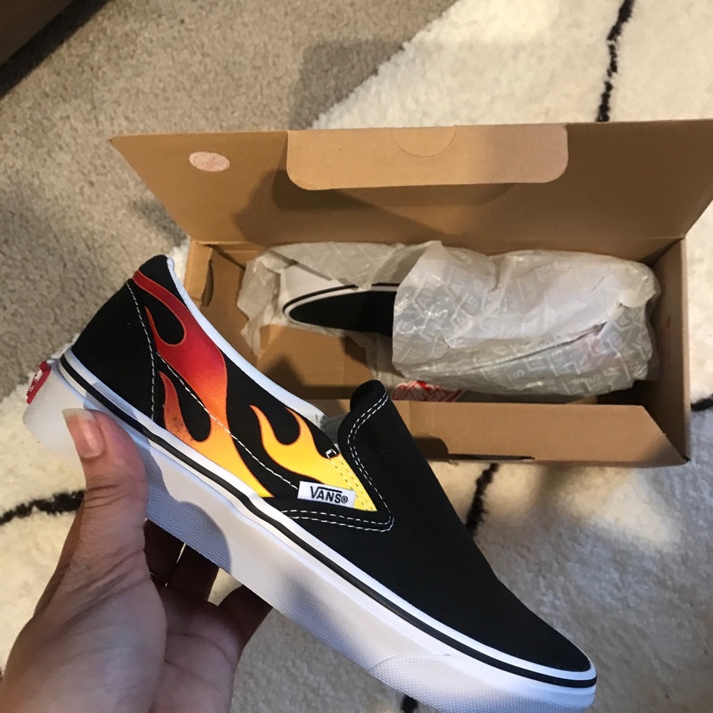 Vans Fire slip on shoes